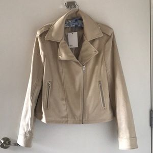 Suede Biker Jacket